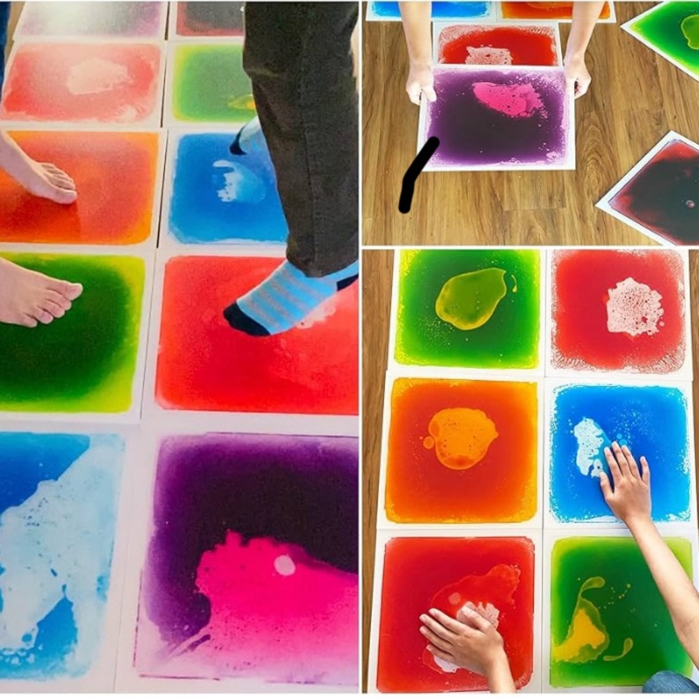 Sensory floor towels for kids/play mats